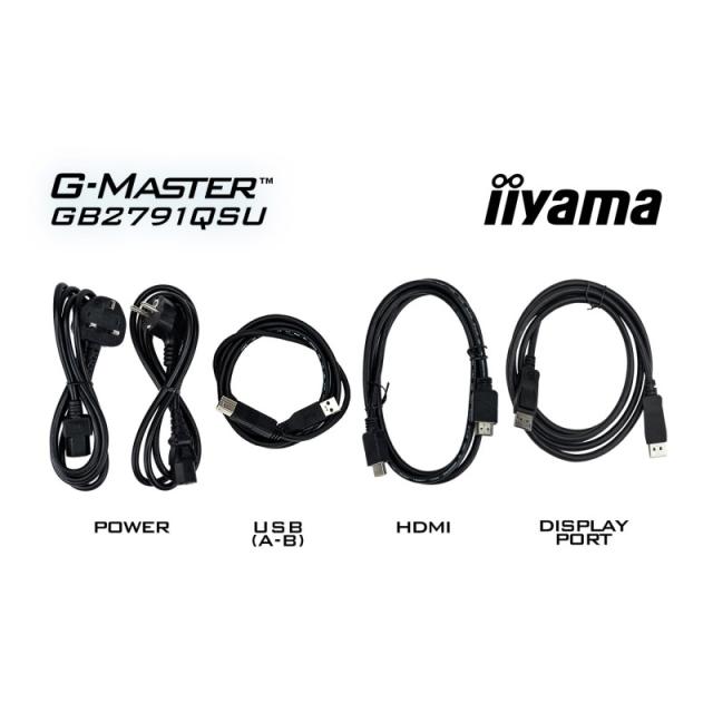 iiyama - G-MASTER GB2791QSU-B1 pantalla para PC 68,6 cm (27") 2560 x 1440 Pixeles Wide Quad HD Negro