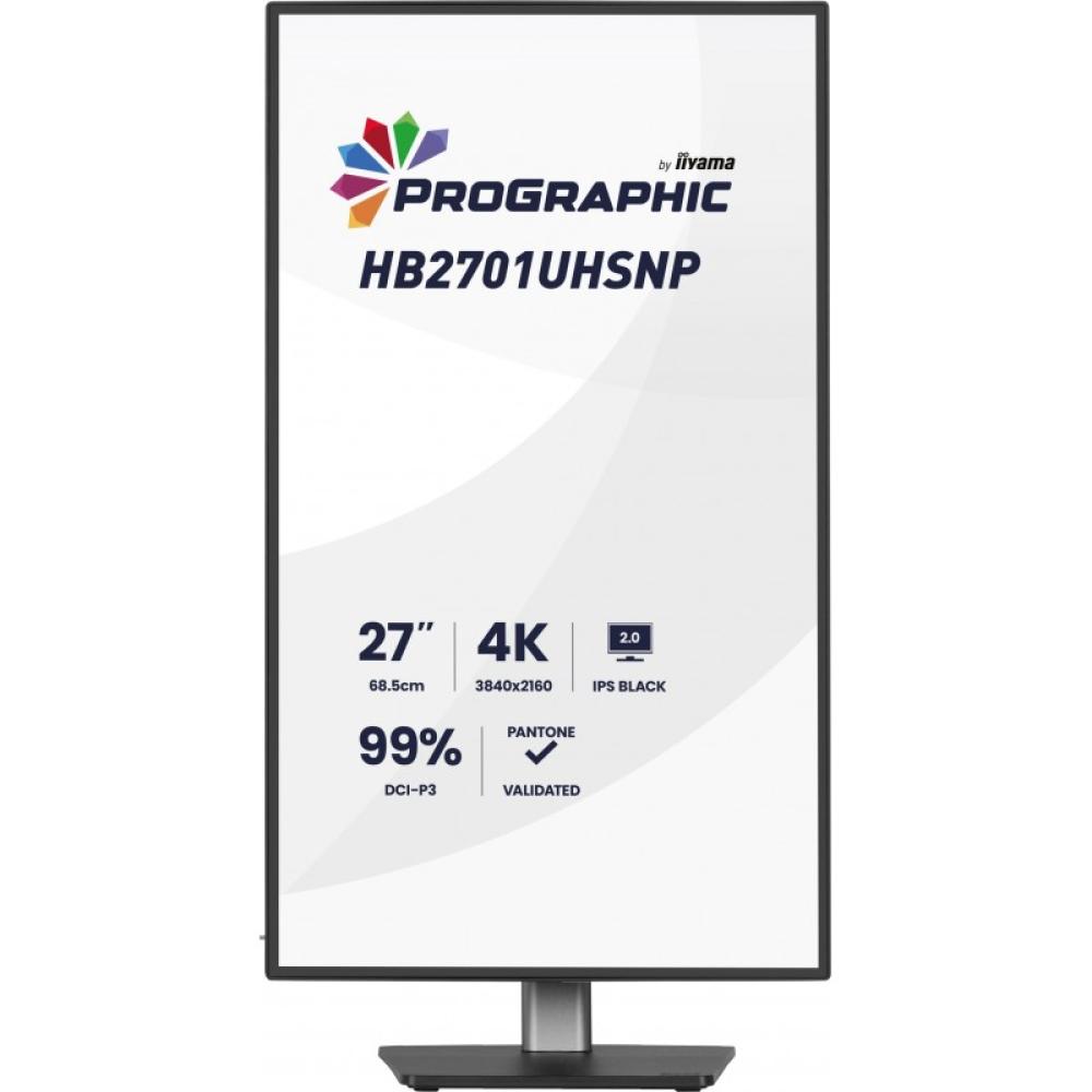 iiyama - PROGRAPHIC HB2701UHSNP-B1 pantalla para PC 68,6 cm (27") 3840 x 2160 Pixeles 4K Ultra HD LCD Negro