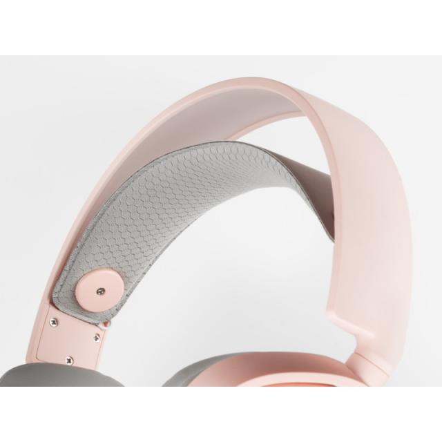 Mars Gaming - MHAX Rosa, Auriculares Gaming RGB, Micrófono Extraíble, HiFi, Compatibilidad Multiplataforma