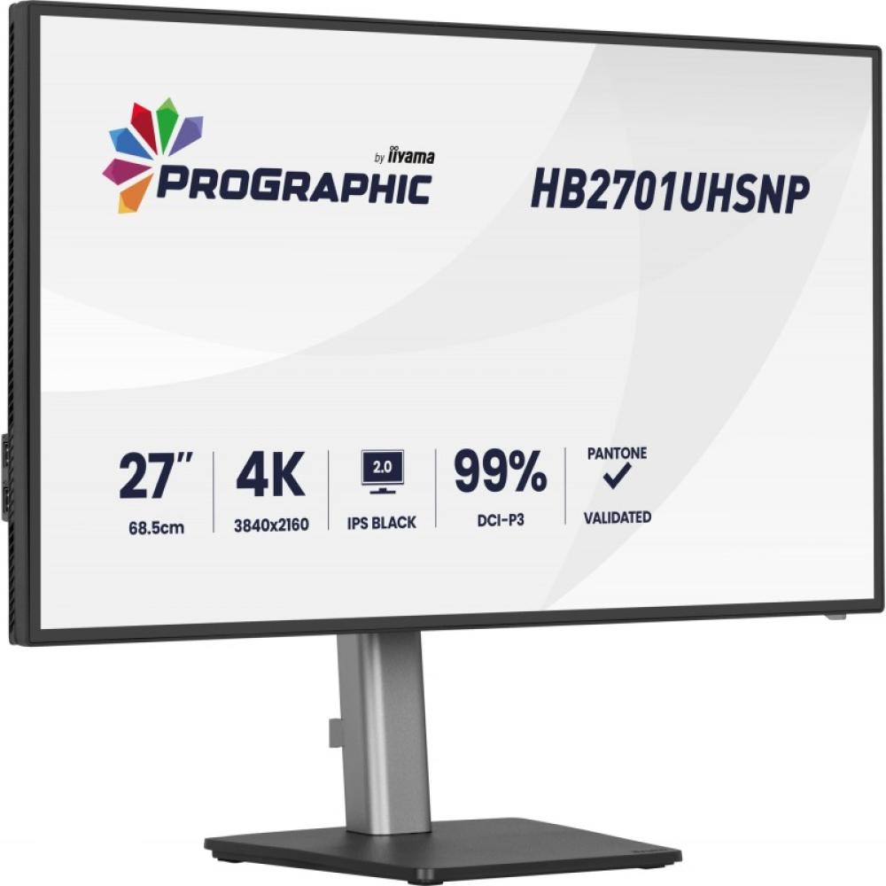 iiyama - PROGRAPHIC HB2701UHSNP-B1 pantalla para PC 68,6 cm (27") 3840 x 2160 Pixeles 4K Ultra HD LCD Negro