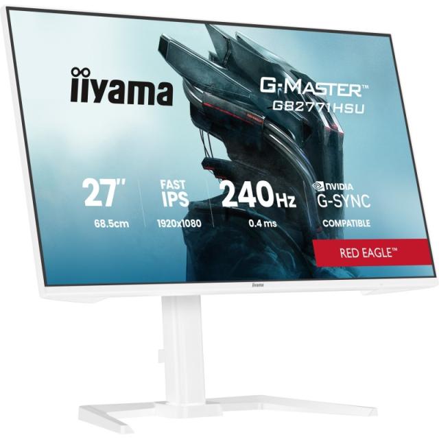 iiyama - G-MASTER GB2771HSU-W1 pantalla para PC 68,6 cm (27") 1920 x 1080 Pixeles Full HD LCD Blanco