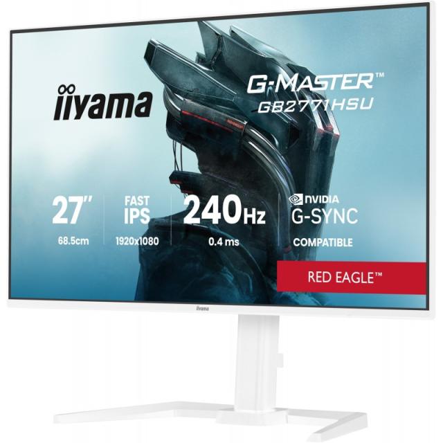 iiyama - G-MASTER GB2771HSU-W1 pantalla para PC 68,6 cm (27") 1920 x 1080 Pixeles Full HD LCD Blanco