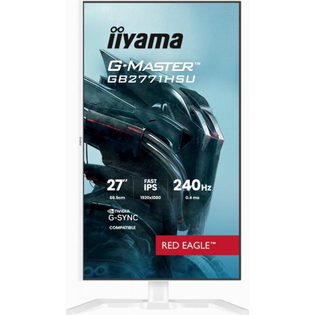 iiyama - G-MASTER GB2771HSU-W1 pantalla para PC 68,6 cm (27") 1920 x 1080 Pixeles Full HD LCD Blanco