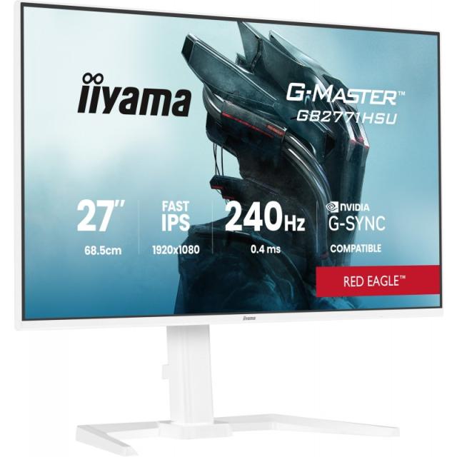 iiyama - G-MASTER GB2771HSU-W1 pantalla para PC 68,6 cm (27") 1920 x 1080 Pixeles Full HD LCD Blanco