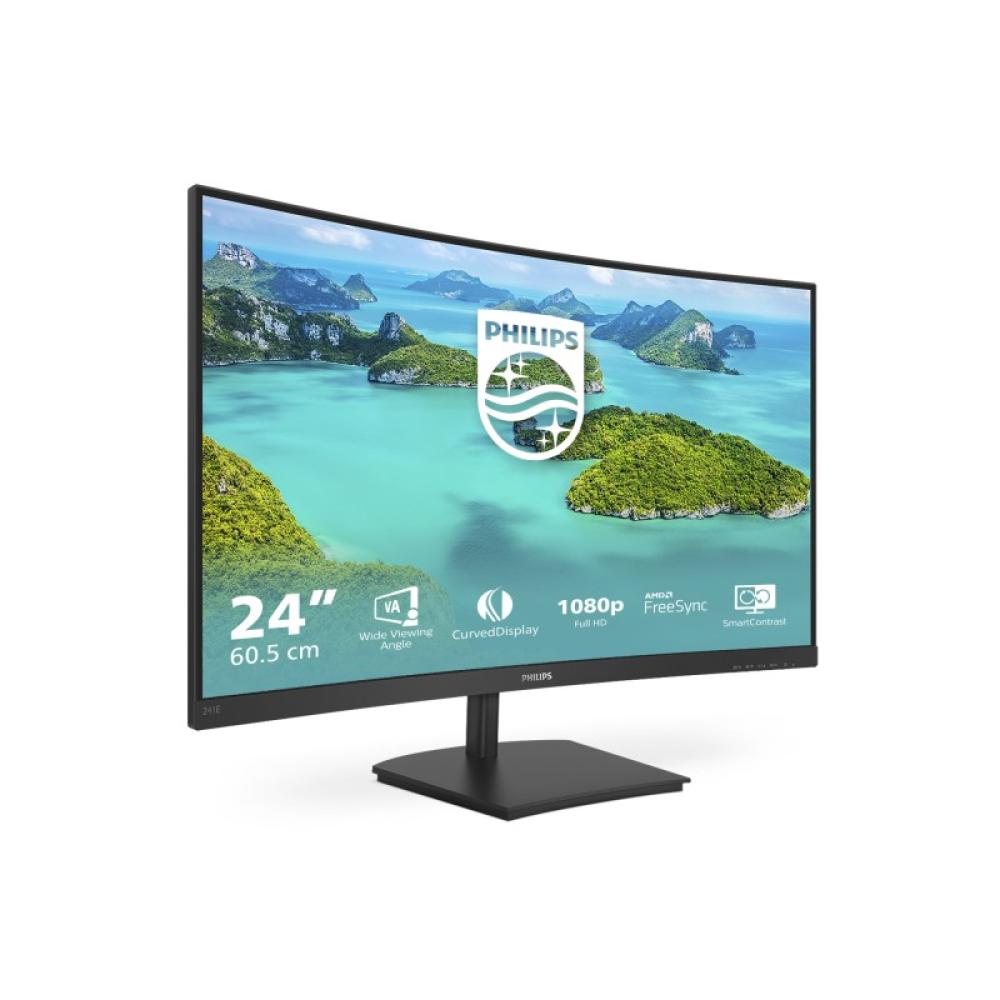 Philips - E Line 241E1SCA/00 pantalla para PC 59,9 cm (23.6") 1920 x 1080 Pixeles Full HD LCD Negro