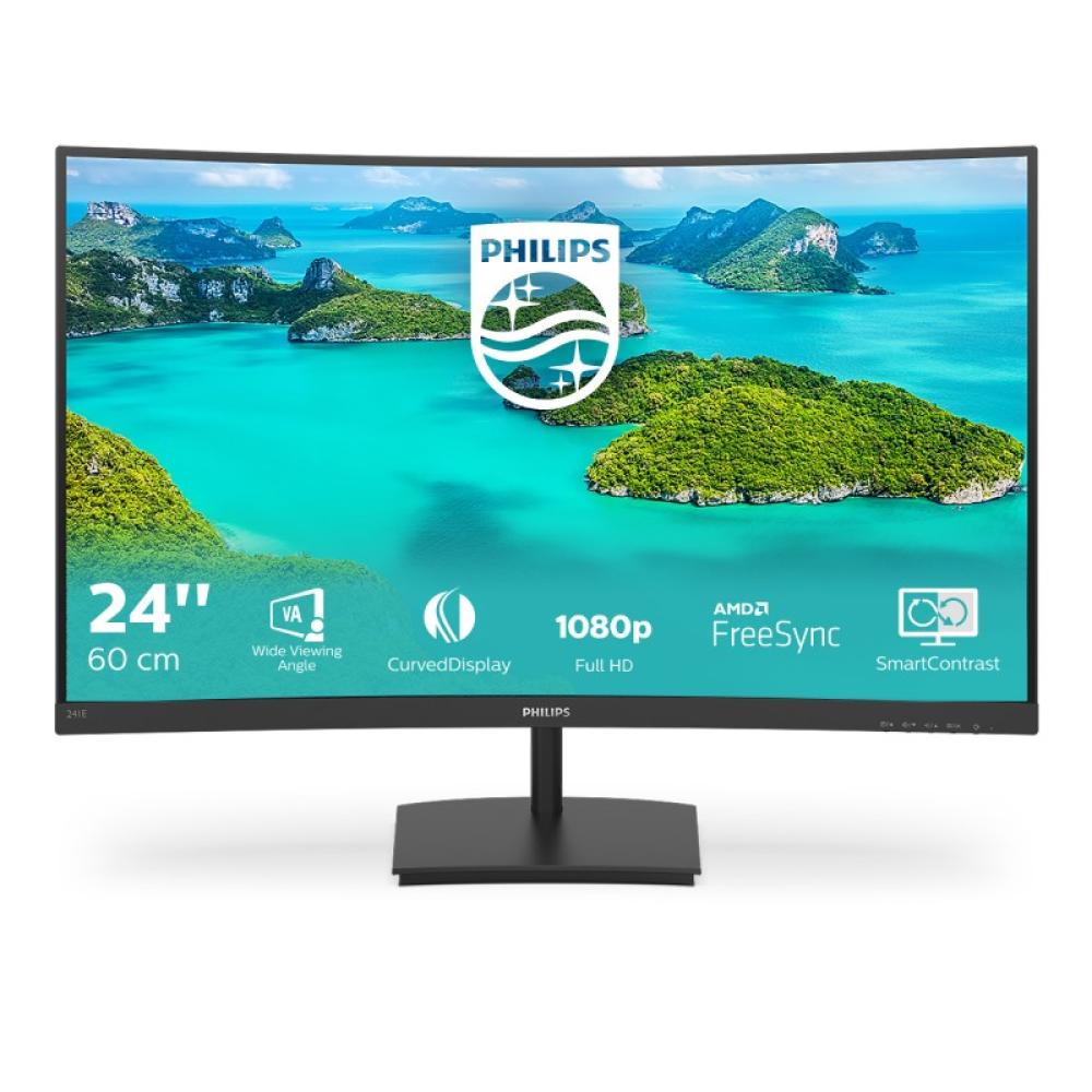 Philips - E Line 241E1SCA/00 pantalla para PC 59,9 cm (23.6") 1920 x 1080 Pixeles Full HD LCD Negro