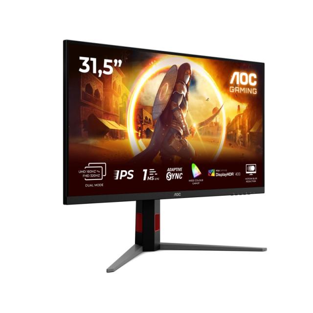 AOC - G4 U32G4U pantalla para PC 80 cm (31.5") 3840 x 2160 Pixeles 4K Ultra HD Negro, Rojo