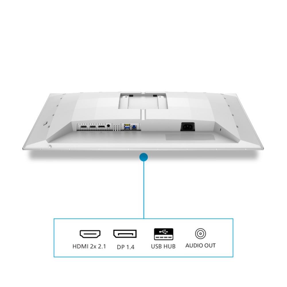 Philips - Evnia 6000 27M2N6501L/00 pantalla para PC 67,3 cm (26.5") 2560 x 1440 Pixeles Quad HD QD-OLED Blanco