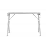 Mars Gaming - MGD, Mesa Ergonómica Gaming, Soporte Auriculares y Bebidas, Escritorio PC, 110x60cm, Blanco