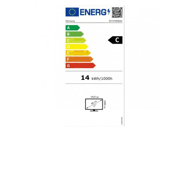 Samsung - S40GD pantalla para PC 68,6 cm (27") 1920 x 1080 Pixeles Full HD LCD Negro - LS27D400GAUXEN