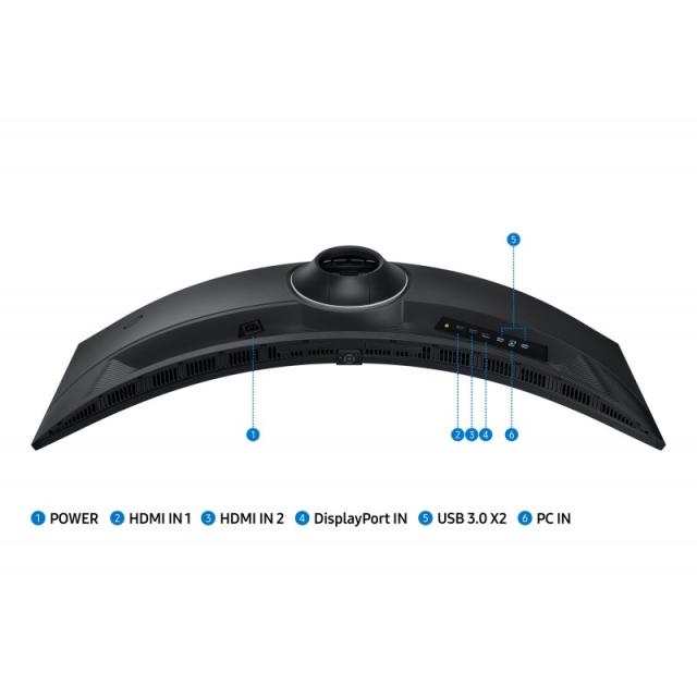 Samsung - G95C pantalla para PC 124,5 cm (49") 5120 x 1440 Pixeles Dual QHD LED Negro