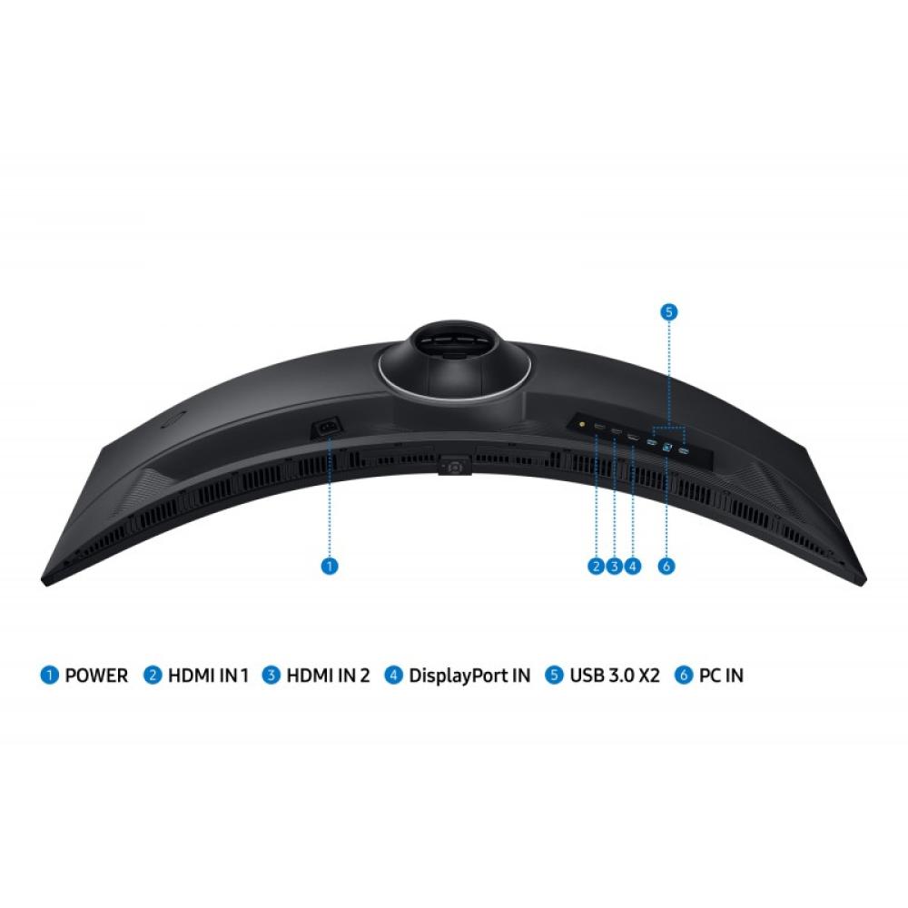 Samsung - G95C pantalla para PC 124,5 cm (49") 5120 x 1440 Pixeles Dual QHD LED Negro