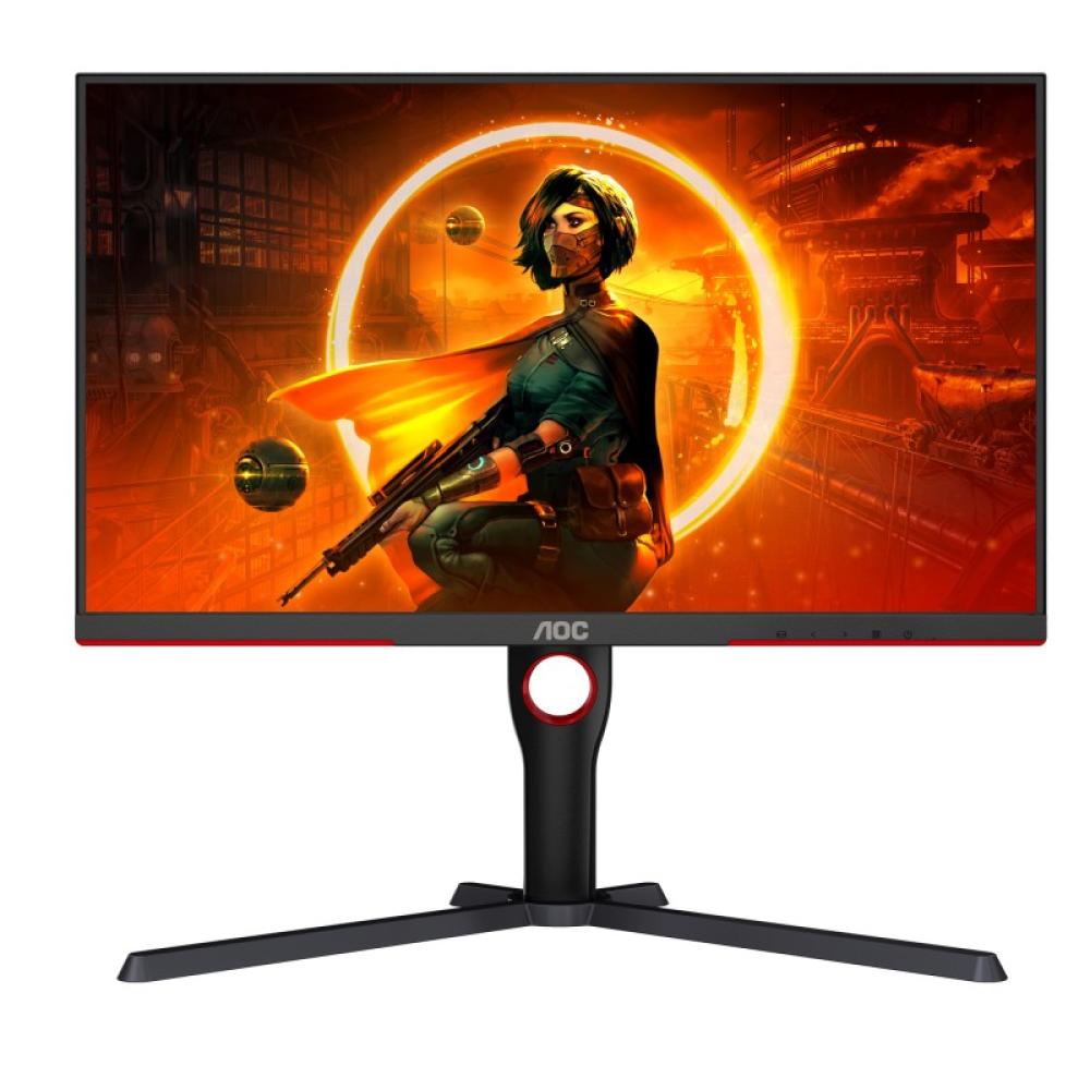 AOC - G3 Q27G3XMN/BK pantalla para PC 68,6 cm (27") 2560 x 1440 Pixeles 2K Ultra HD LED Negro, Rojo