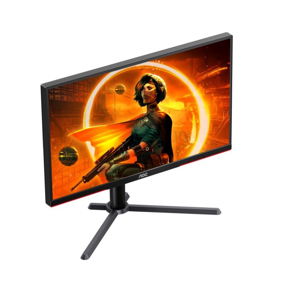 AOC - G3 Q27G3XMN/BK pantalla para PC 68,6 cm (27") 2560 x 1440 Pixeles 2K Ultra HD LED Negro, Rojo