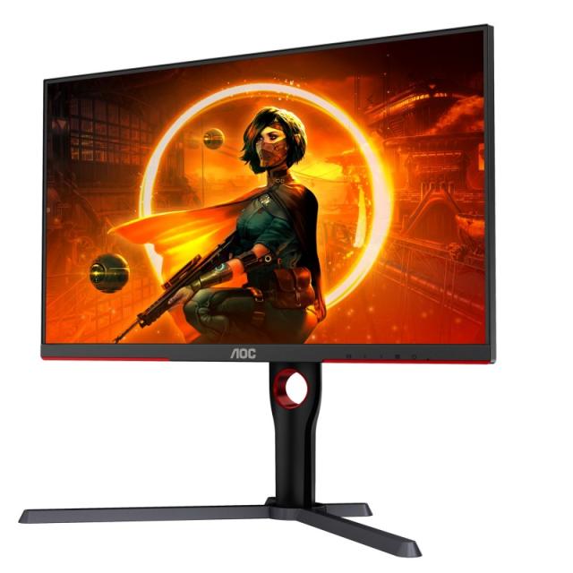 AOC - G3 Q27G3XMN/BK pantalla para PC 68,6 cm (27") 2560 x 1440 Pixeles 2K Ultra HD LED Negro, Rojo