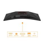 AOC - G4 CU34G4Z pantalla para PC 86,4 cm (34") 3440 x 1440 Pixeles Wide Quad HD LED Negro, Rojo