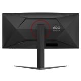 AOC - G4 CU34G4Z pantalla para PC 86,4 cm (34") 3440 x 1440 Pixeles Wide Quad HD LED Negro, Rojo