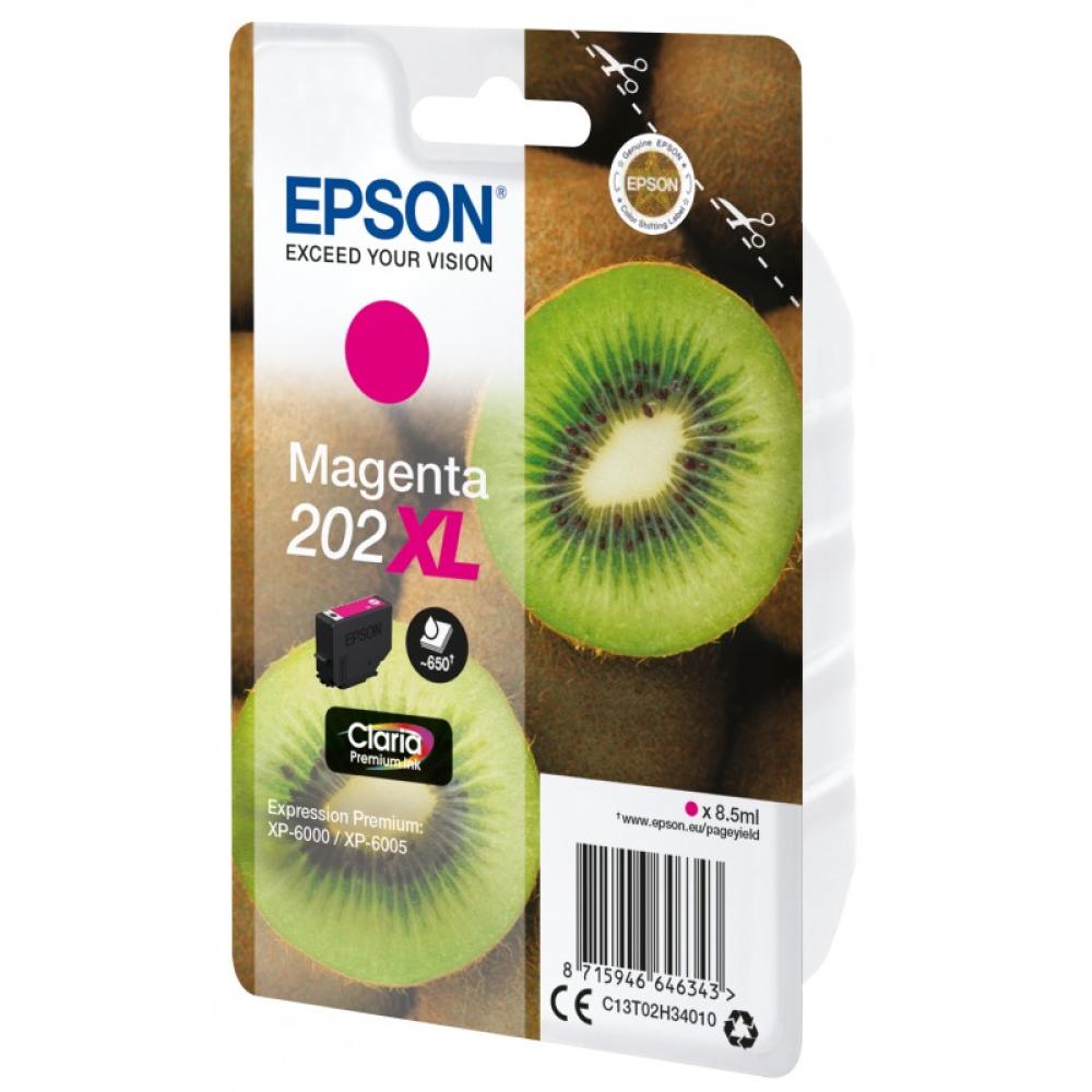 Epson - Kiwi Singlepack Magenta 202XL Claria Premium Ink