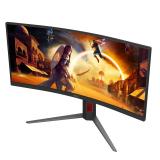 AOC - G4 CU34G4Z pantalla para PC 86,4 cm (34") 3440 x 1440 Pixeles Wide Quad HD LED Negro, Rojo