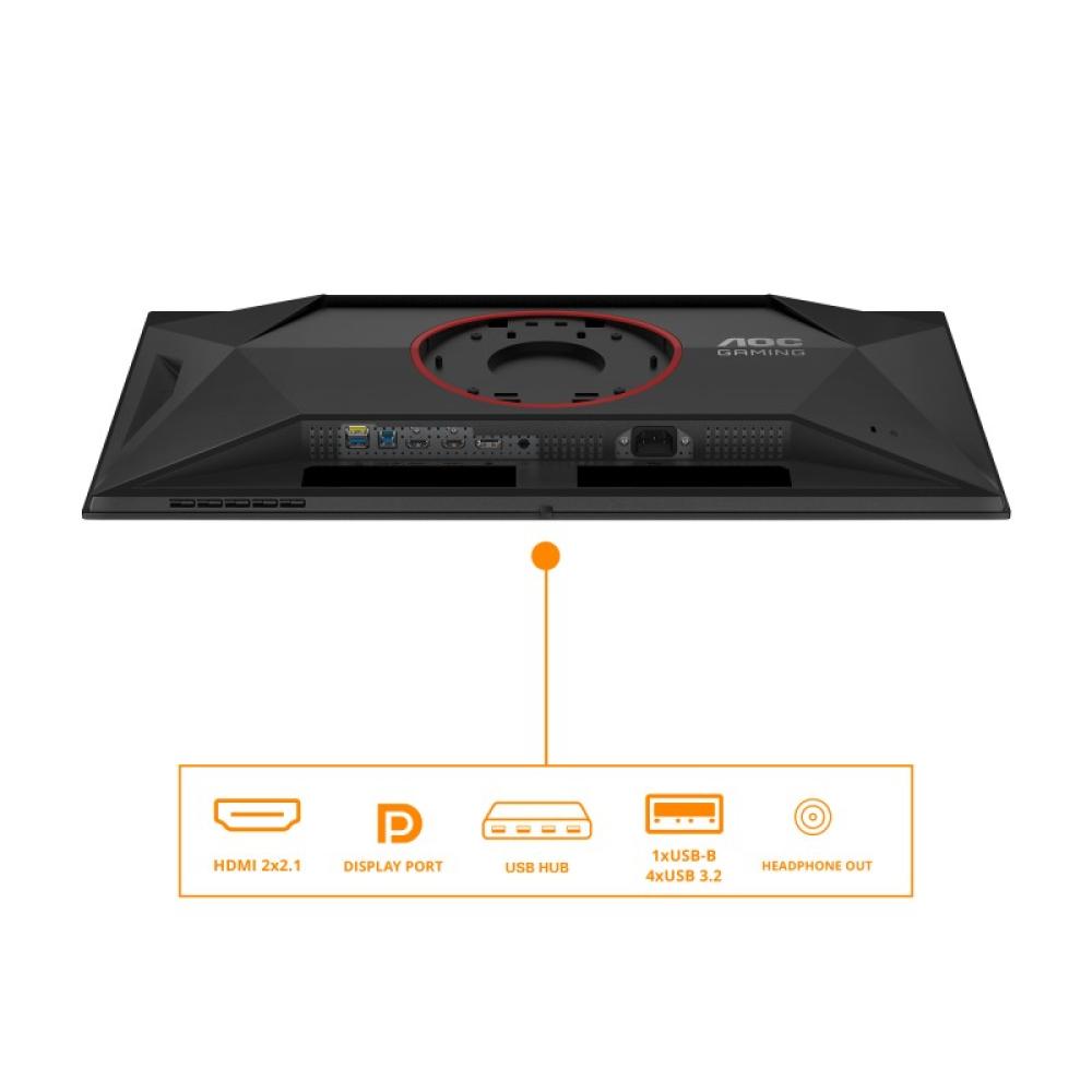 AOC - G4 Q27G4ZD pantalla para PC 68,6 cm (27") 2560 x 1440 Pixeles Quad HD QD-OLED Negro, Rojo