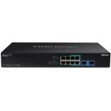 Trendnet - TPE-BG102G switch No administrado Gigabit Ethernet (10/100/1000) Energía sobre Ethernet (PoE) 1U Negro