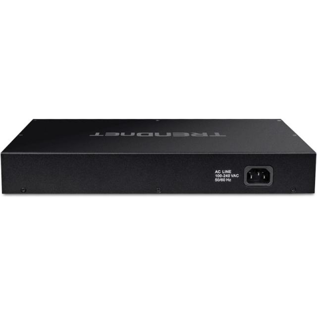 Trendnet - TPE-BG102G switch No administrado Gigabit Ethernet (10/100/1000) Energía sobre Ethernet (PoE) 1U Negro