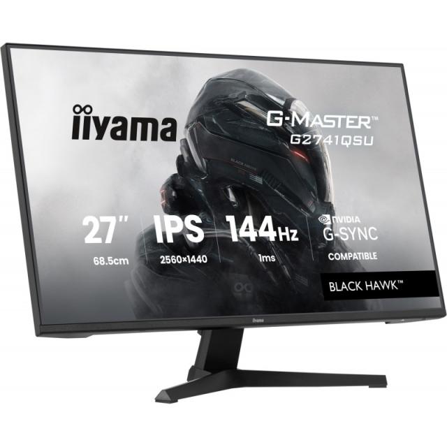 iiyama - G-MASTER G2741QSU-B1 pantalla para PC 68,6 cm (27") 2560 x 1440 Pixeles 4K Ultra HD QLED Negro