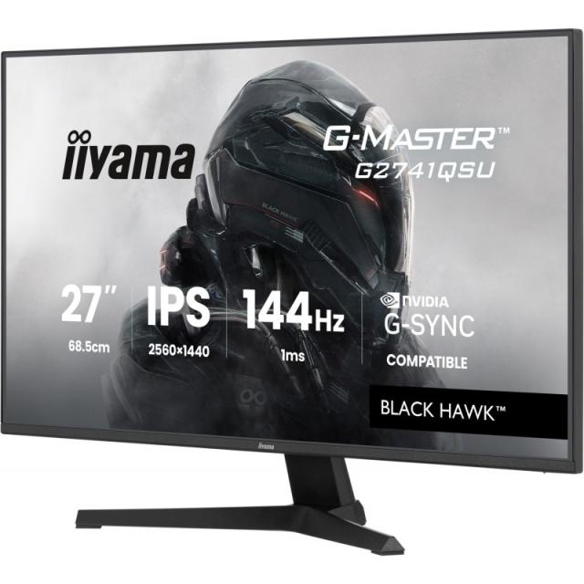 iiyama - G-MASTER G2741QSU-B1 pantalla para PC 68,6 cm (27") 2560 x 1440 Pixeles 4K Ultra HD QLED Negro