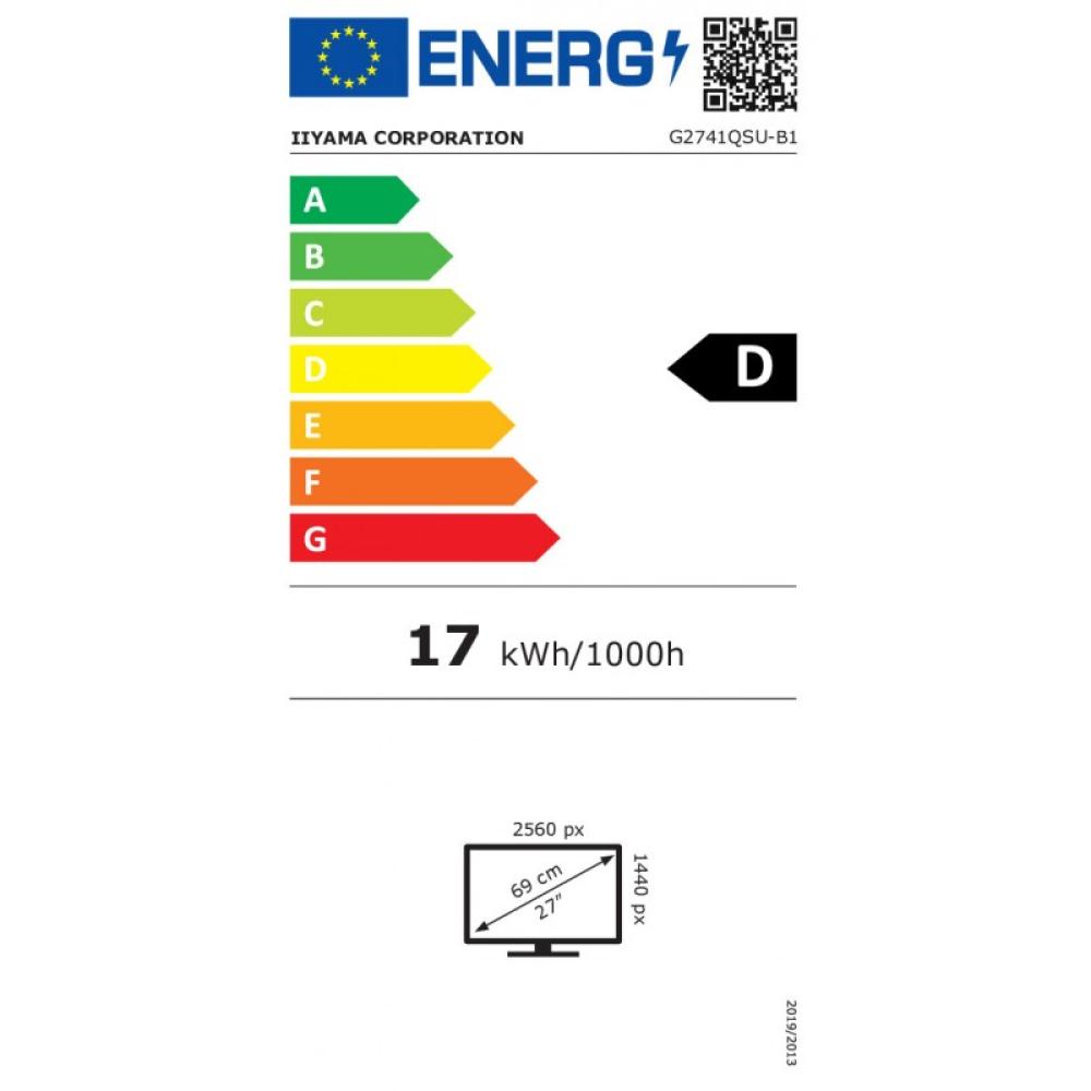 iiyama - G-MASTER G2741QSU-B1 pantalla para PC 68,6 cm (27") 2560 x 1440 Pixeles 4K Ultra HD QLED Negro