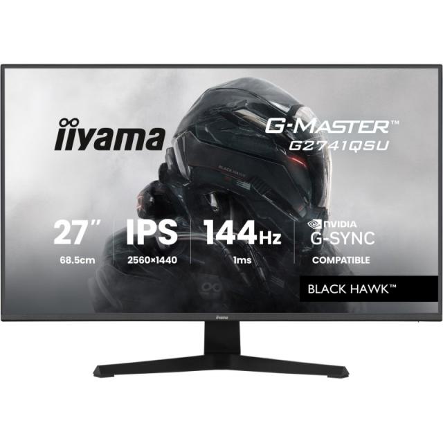 iiyama - G-MASTER G2741QSU-B1 pantalla para PC 68,6 cm (27") 2560 x 1440 Pixeles 4K Ultra HD QLED Negro