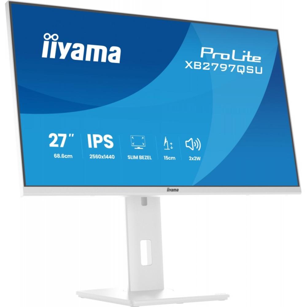 iiyama - ProLite XB2797QSU-W1 pantalla para PC 68,6 cm (27") 2560 x 1440 Pixeles Quad HD LED Blanco