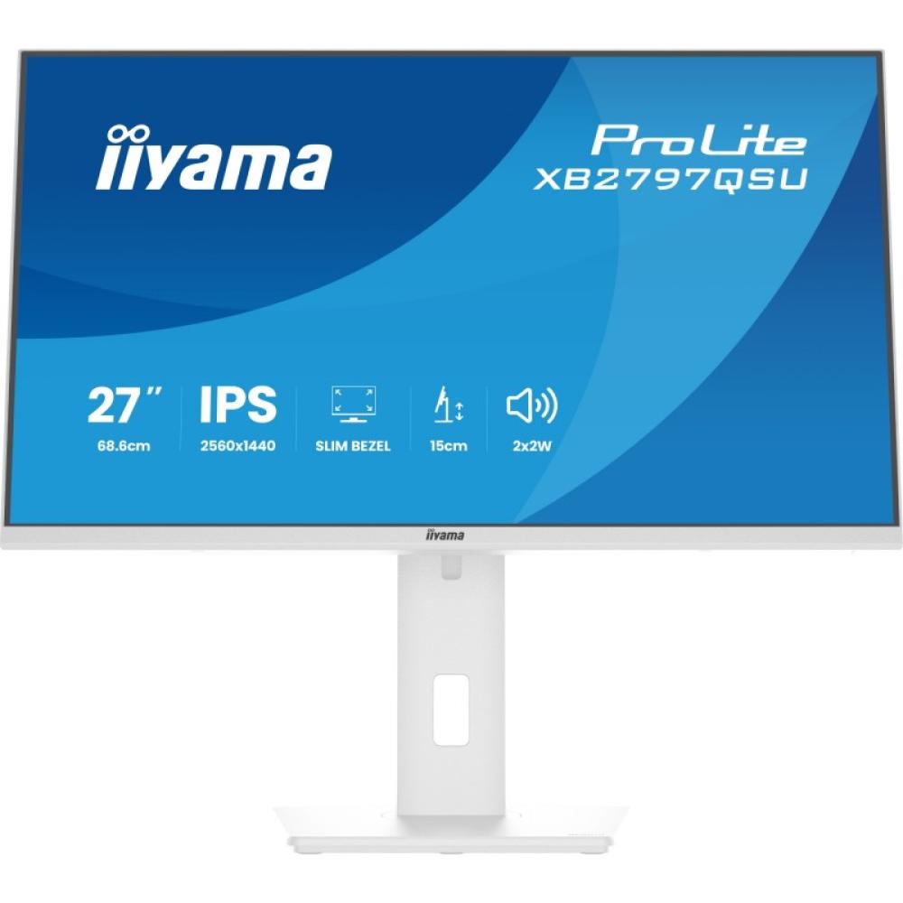 iiyama - ProLite XB2797QSU-W1 pantalla para PC 68,6 cm (27") 2560 x 1440 Pixeles Quad HD LED Blanco