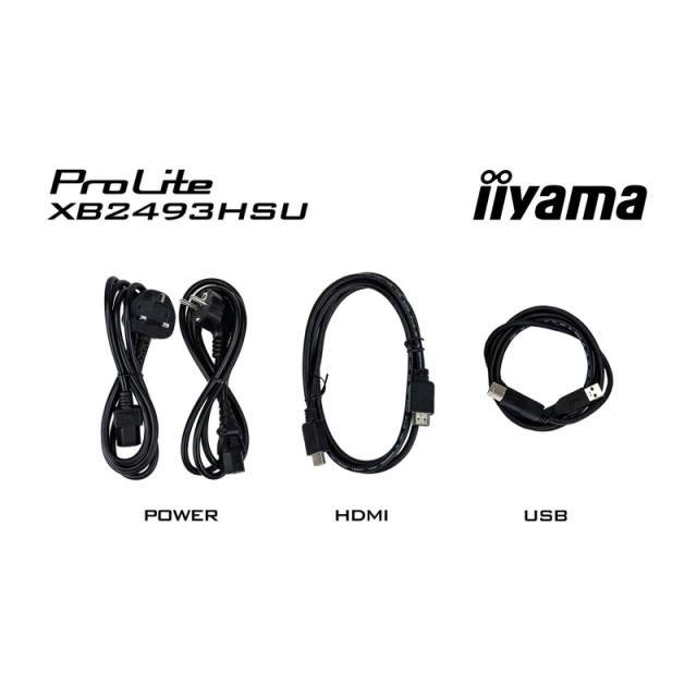 iiyama - ProLite XB2493HSU-B1 pantalla para PC 60,5 cm (23.8") 1920 x 1080 Pixeles Full HD LED Negro