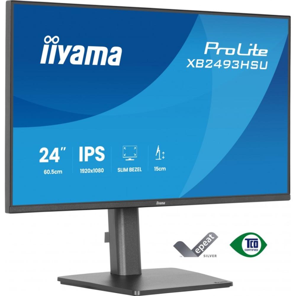 iiyama - ProLite XB2493HSU-B1 pantalla para PC 60,5 cm (23.8") 1920 x 1080 Pixeles Full HD LED Negro