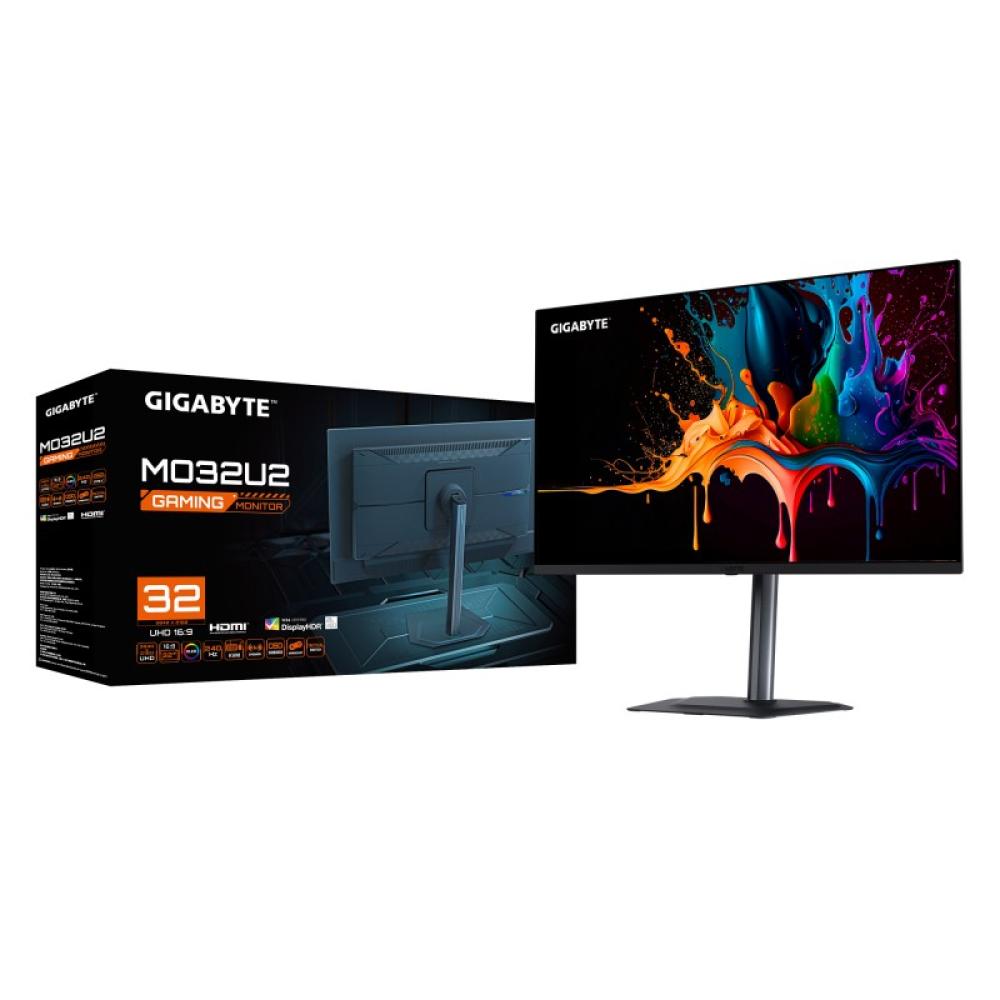 GIGABYTE - MO32U2 Monitor Gaming OLED 32” 4K UHD - 3840 x 2160, 240Hz, 0.03ms, 250 cd/m², G-Sync Compatible, FreeSync Premium Pr