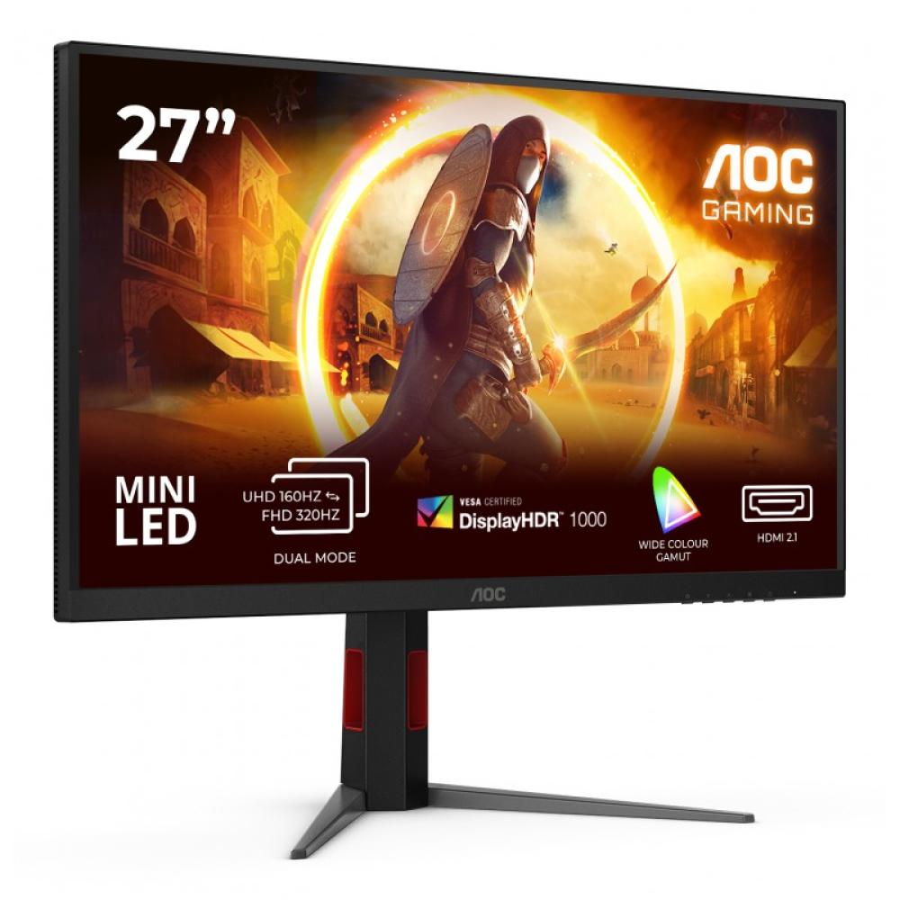 AOC - G4 U27G4XM pantalla para PC 68,6 cm (27") 3840 x 2160 Pixeles 4K Ultra HD LED Negro, Rojo