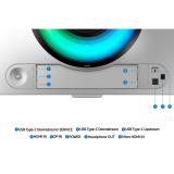 Samsung - G93SD pantalla para PC 124,5 cm (49") 5120 x 1440 Pixeles Dual QHD OLED Plata