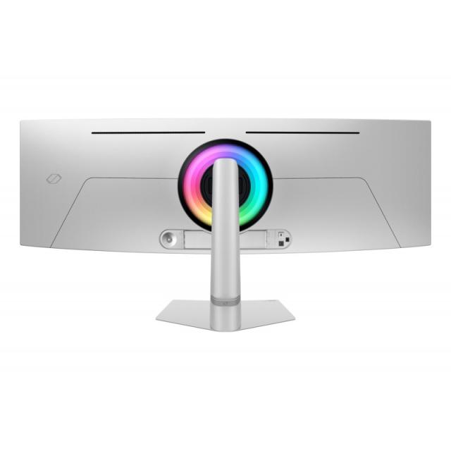 Samsung - G93SD pantalla para PC 124,5 cm (49") 5120 x 1440 Pixeles Dual QHD OLED Plata