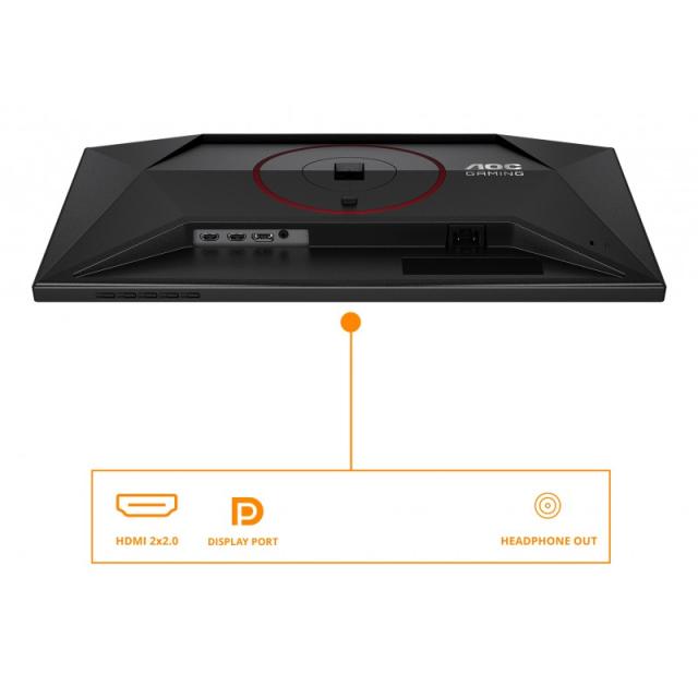 AOC - G4 24G4ZR pantalla para PC 60,5 cm (23.8") 1920 x 1080 Pixeles Full HD LED Negro, Rojo