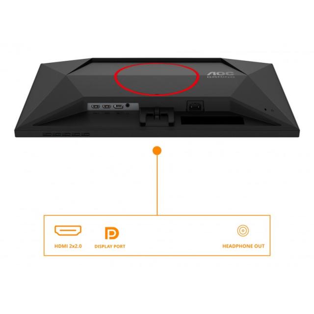 AOC - G4 24G4ZRE pantalla para PC 60,5 cm (23.8") 1920 x 1080 Pixeles Full HD LED Negro, Rojo