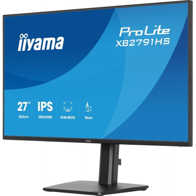 iiyama - ProLite XB2791HS-B1 pantalla para PC 68,6 cm (27") 1920 x 1080 Pixeles Full HD LED Negro