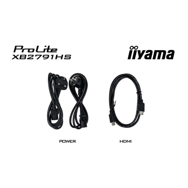 iiyama - ProLite XB2791HS-B1 pantalla para PC 68,6 cm (27") 1920 x 1080 Pixeles Full HD LED Negro