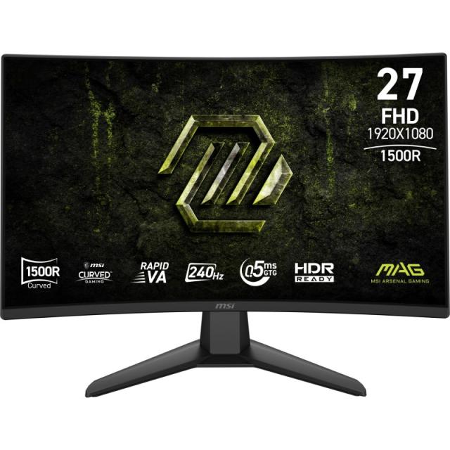 MSI - MAG 274CF X24 pantalla para PC 68,6 cm (27") 1920 x 1080 Pixeles Full HD Negro