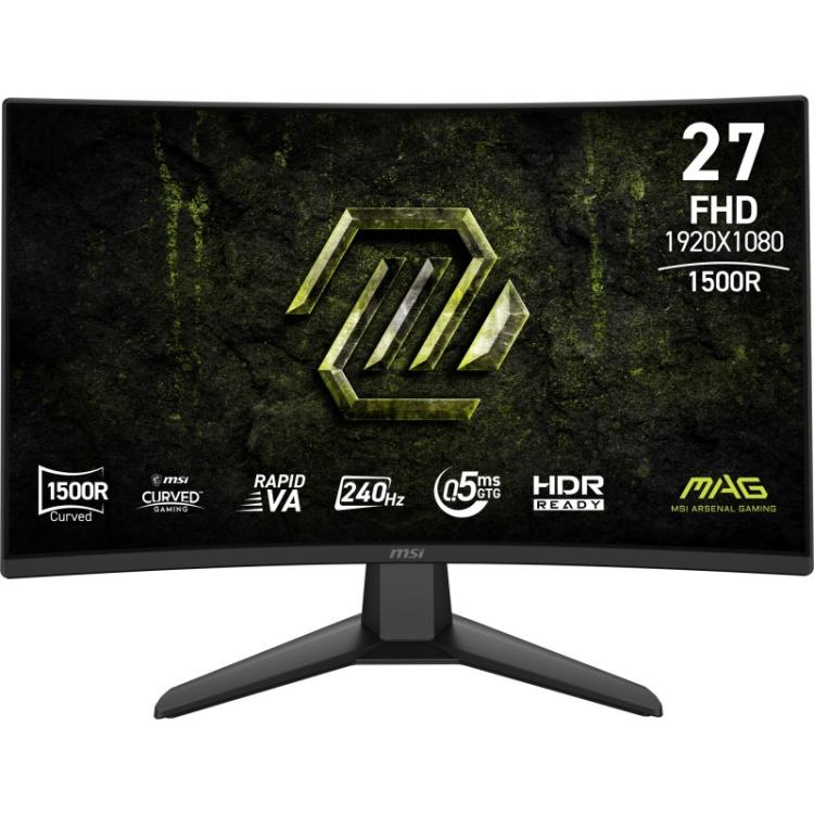 MSI - MAG 274CF X24 pantalla para PC 68,6 cm (27") 1920 x 1080 Pixeles Full HD Negro