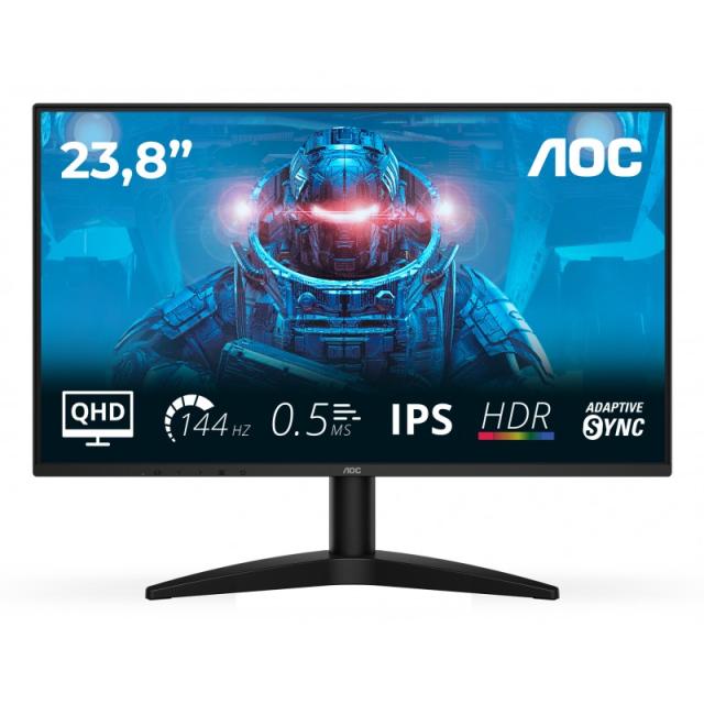AOC - B3 Q24B36X pantalla para PC 60,5 cm (23.8") 2560 x 1440 Pixeles Quad HD LED Negro