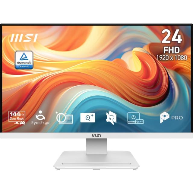 MSI - Pro MP241W E14V pantalla para PC 60,5 cm (23.8") 1920 x 1080 Pixeles Full HD LCD Blanco