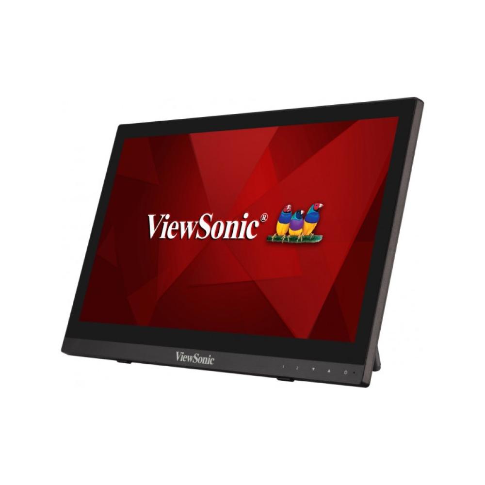 Viewsonic - TD1630-3 pantalla para PC 39,6 cm (15.6") 1366 x 768 Pixeles HD LCD Pantalla táctil Multi-usuario Negro