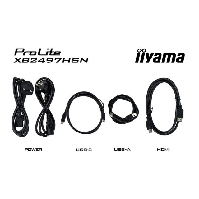 iiyama - ProLite XB2497HSN-B1 pantalla para PC 60,5 cm (23.8") 1920 x 1080 Pixeles Full HD LED Negro