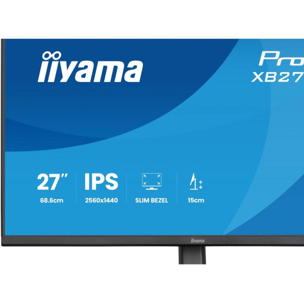 iiyama - ProLite XB2791QS-B1 pantalla para PC 68,6 cm (27") 2560 x 1440 Pixeles Quad HD LED Negro