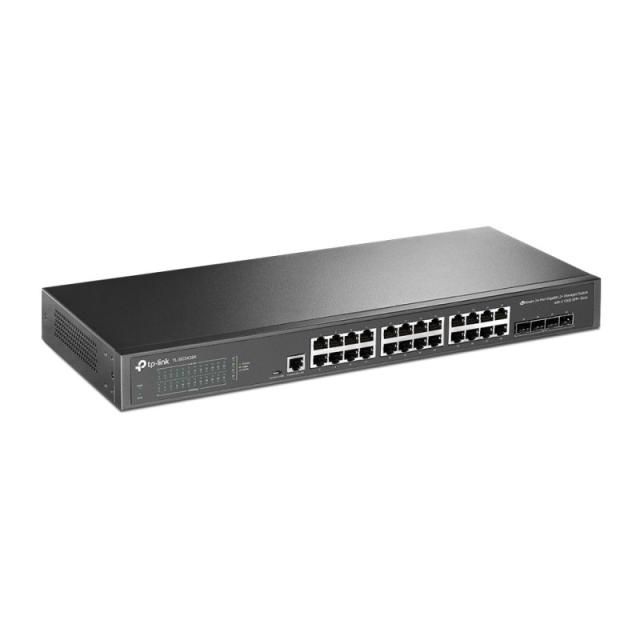TP-Link - JetStream TL-SG3428X switch Gestionado L2+/L3 Gigabit Ethernet (10/100/1000) 1U Negro